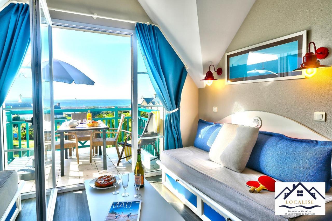 Localise Au Guilvinec: Seaside Retreat with Pool and Garden Views Apartment Exterior photo